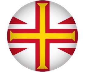 Channel Islands flag vector