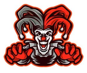 Clown icon vector