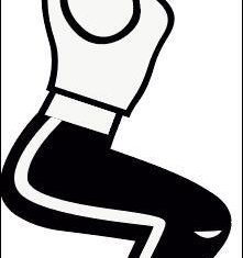 Crouch workout vector