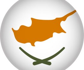 Cyprus flags icon vector