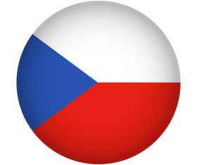 Czech republic flag vector
