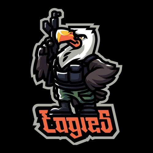 Eagles icon vector