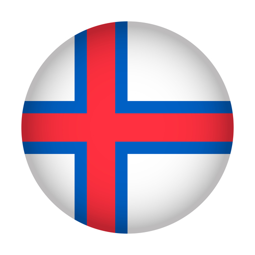 Faroe Islands flag vector