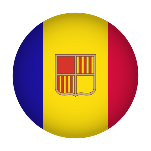 Flag Andorra vector