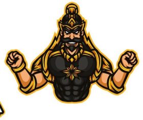 Gatotking icon vector