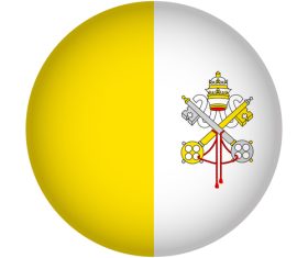 Holy See flag vector