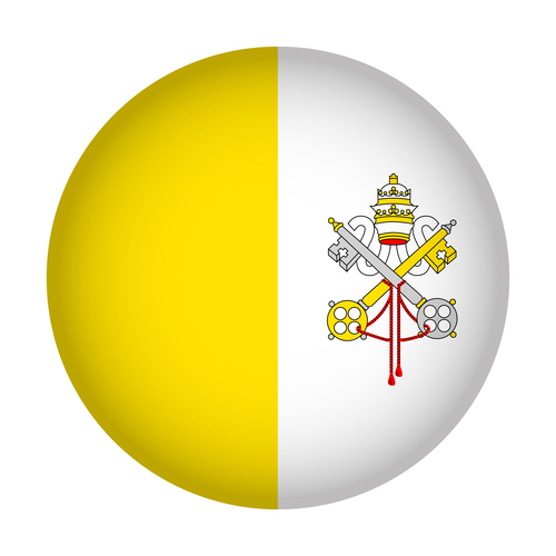 Holy See flag vector