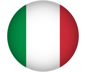 Italy flag vector