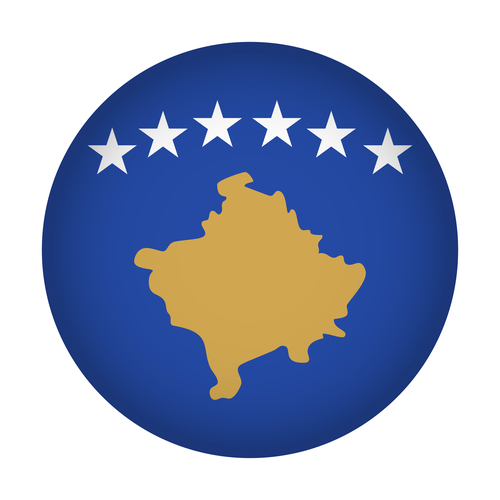 Kosovo flag vector