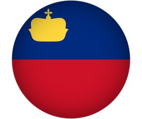Liechtenstein flag vector