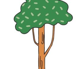 Lush tree vector