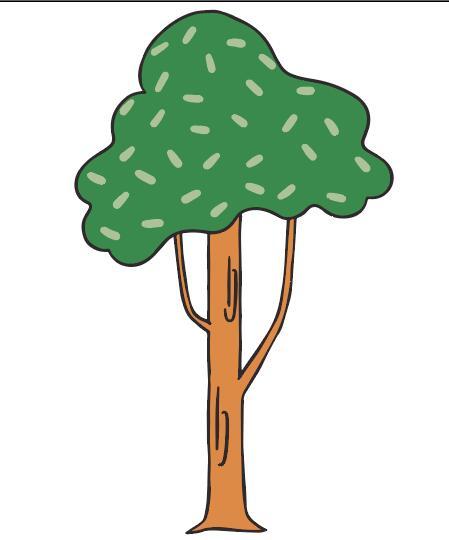 Lush tree vector