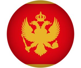 Montenegro flag vector