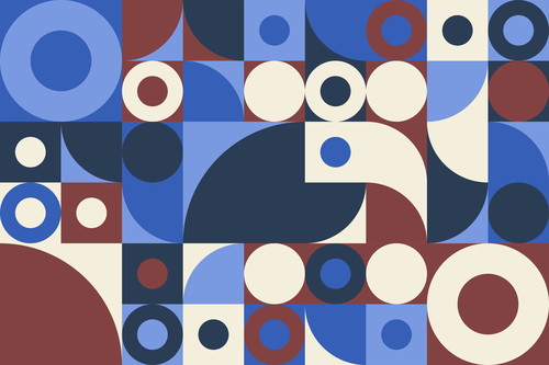 Mosaic patterns vector