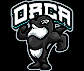 Orca icon vector