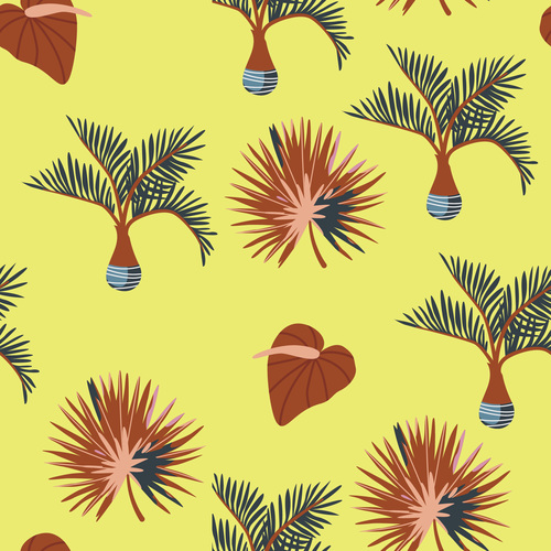 Palm trees vector