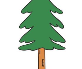 Pine tree vector