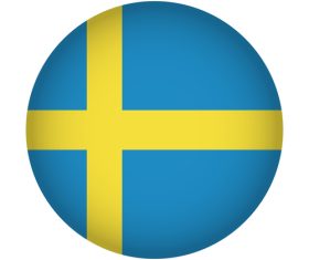 Sweden flag vector