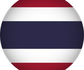 Thailand flags icon vector