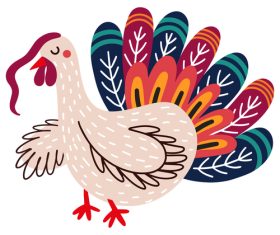 Thanksgiving turkey vector