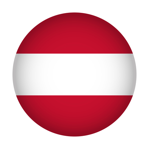 The republic of austria flag vector