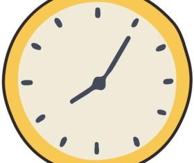 Wall clock vector