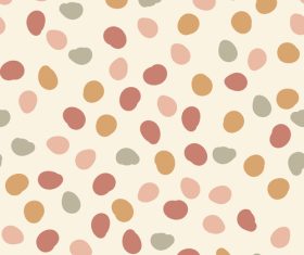 Watercolor dots seamless pattern vector