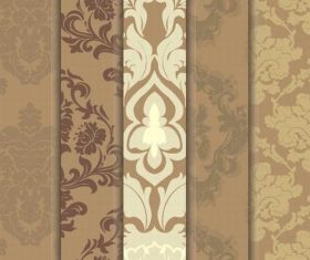 Beige decorative pattern vector