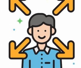 Business opportunity icons vector