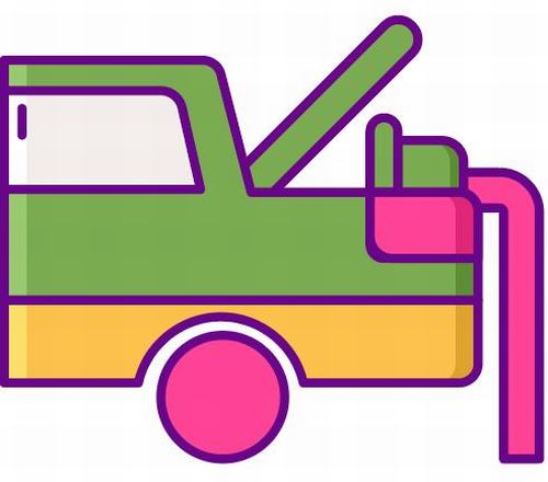 Car trunk cleaning vector