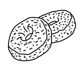 Cider donuts vector