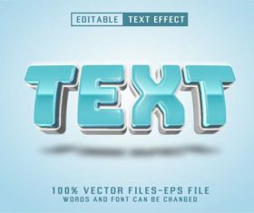 Cloud editable text effect vector