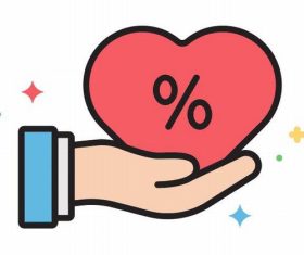 Commissions icons vector