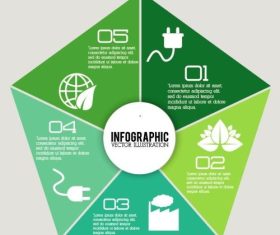 Environmental protection infographics vector
