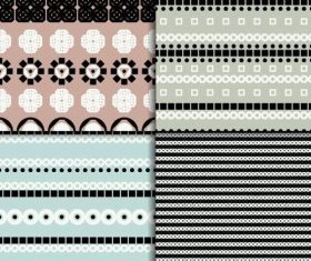 Four types of omentants pattern vector