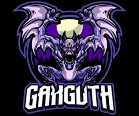 Gargoth cartoon icon vector