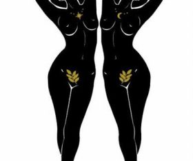 Gemini zodiac signs vector