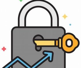 Growth hacking icons vector