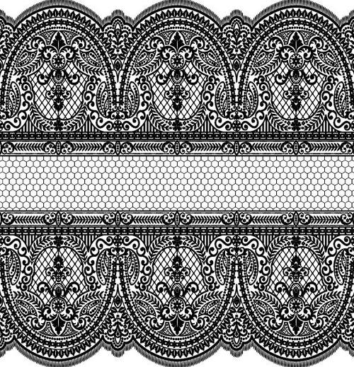 Half arc decorative pattern vector