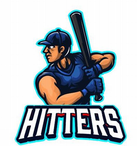 Hitters icon vector