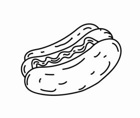 Hotdog vector