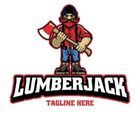 Lumberjack icon vector