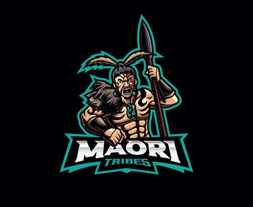 Maori tribe icon vector