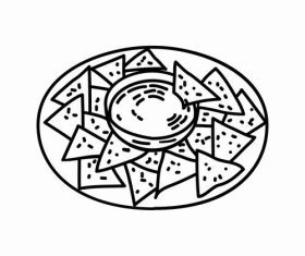 Nachos vector