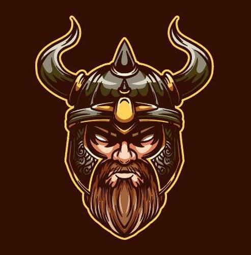Odin head vector