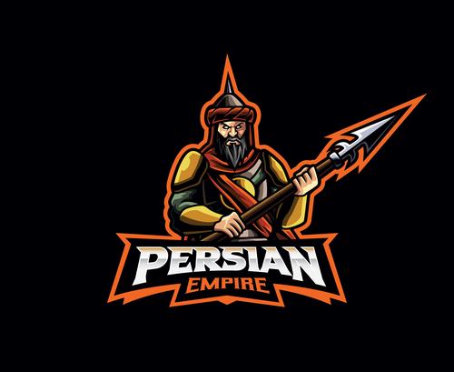 Persian empire icon vector
