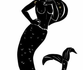 Pisces zodiac signs vector