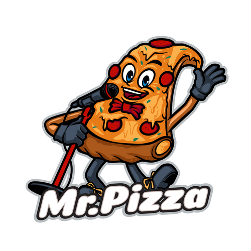 Pizza cartoon vector