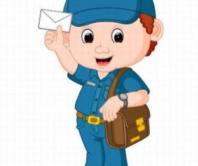 Postman vector