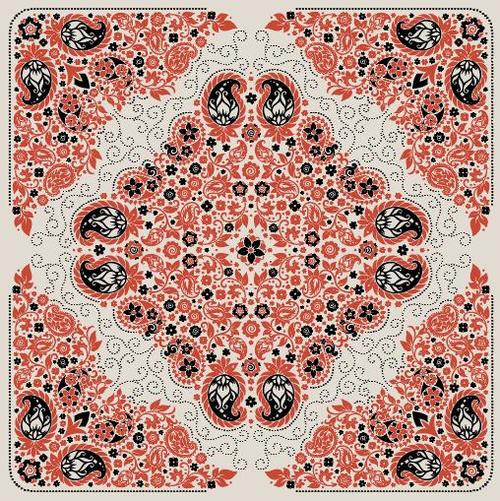 Print decorative pattern vector